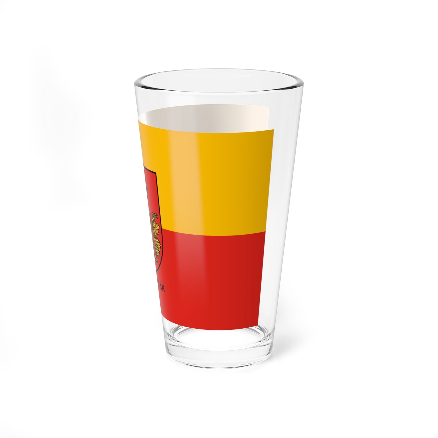 Flag of Felsocsatar (Hungary) Pint Glass 16oz