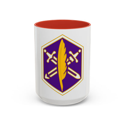 85 Civil Affairs Brigade 2 (U.S. Army) Accent Coffee Mug