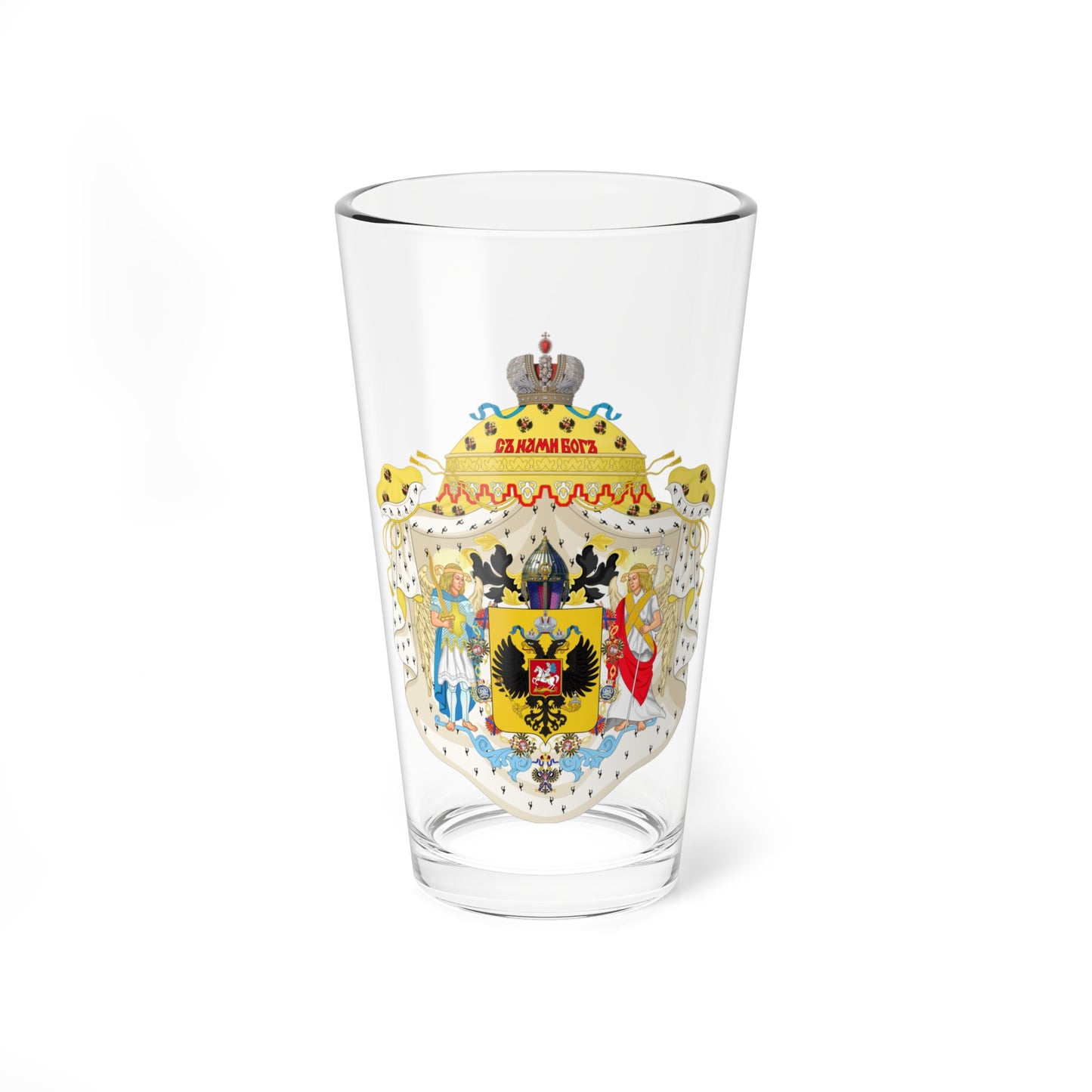 Sred gerb ru (Russia) (Coat of Arms) Pint Glass 16oz