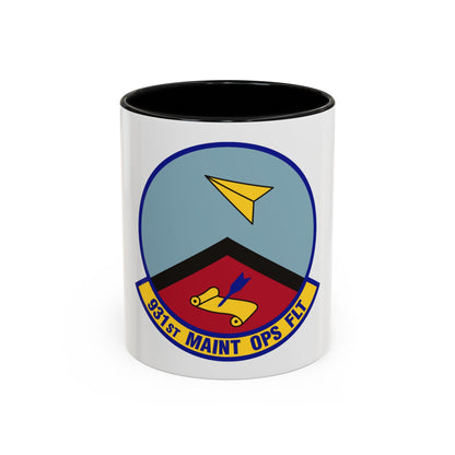 931st Maintenance Operations Flight (U.S. Air Force) Accent Coffee Mug