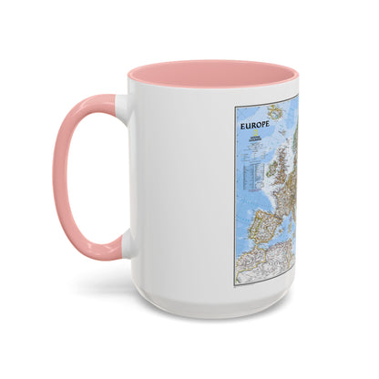 Europe (2004) (Map) Accent Coffee Mug