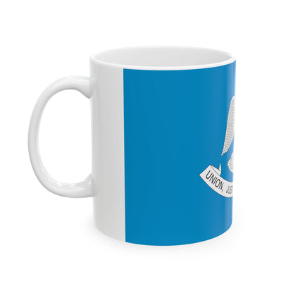Louisiana Pelican Flag 1912 (United States) White Coffee Mug