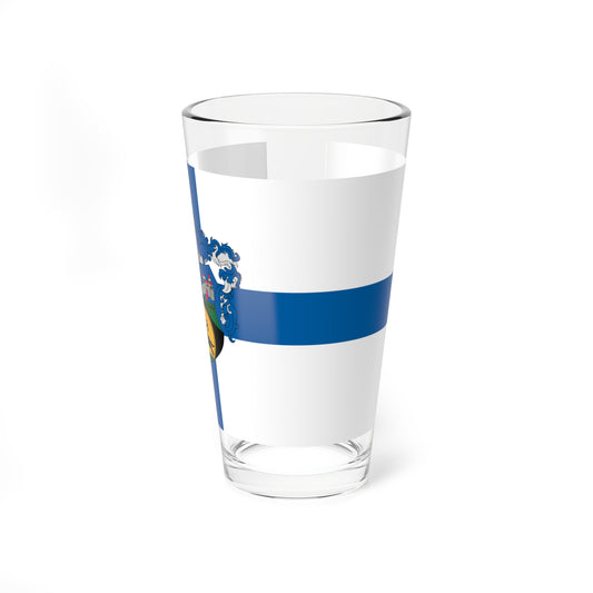 Flag of Kozarmisleny (Hungary) Pint Glass 16oz