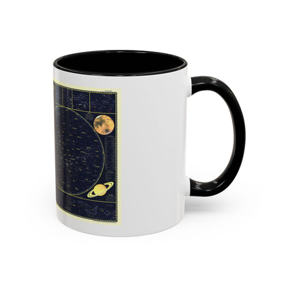 Heavens, The 1 (1957) (Map) Accent Coffee Mug