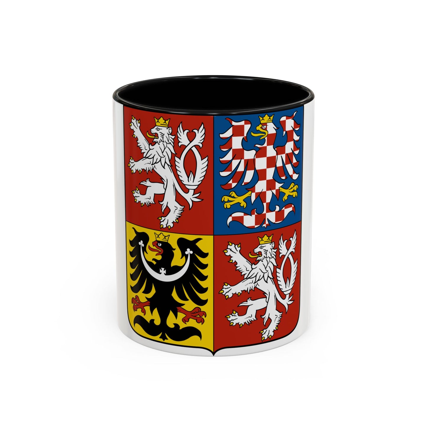 Coat of arms of the Czech Republic - Accent Coffee Mug