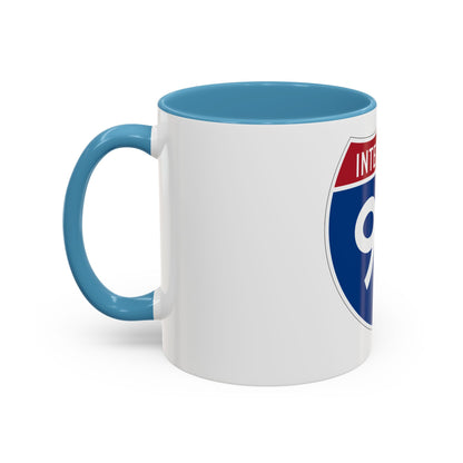 Interstate 99 (U.S. Highways) Accent Coffee Mug