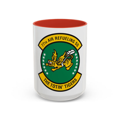 77 Air Refueling Squadron AFRC (U.S. Air Force) Accent Coffee Mug