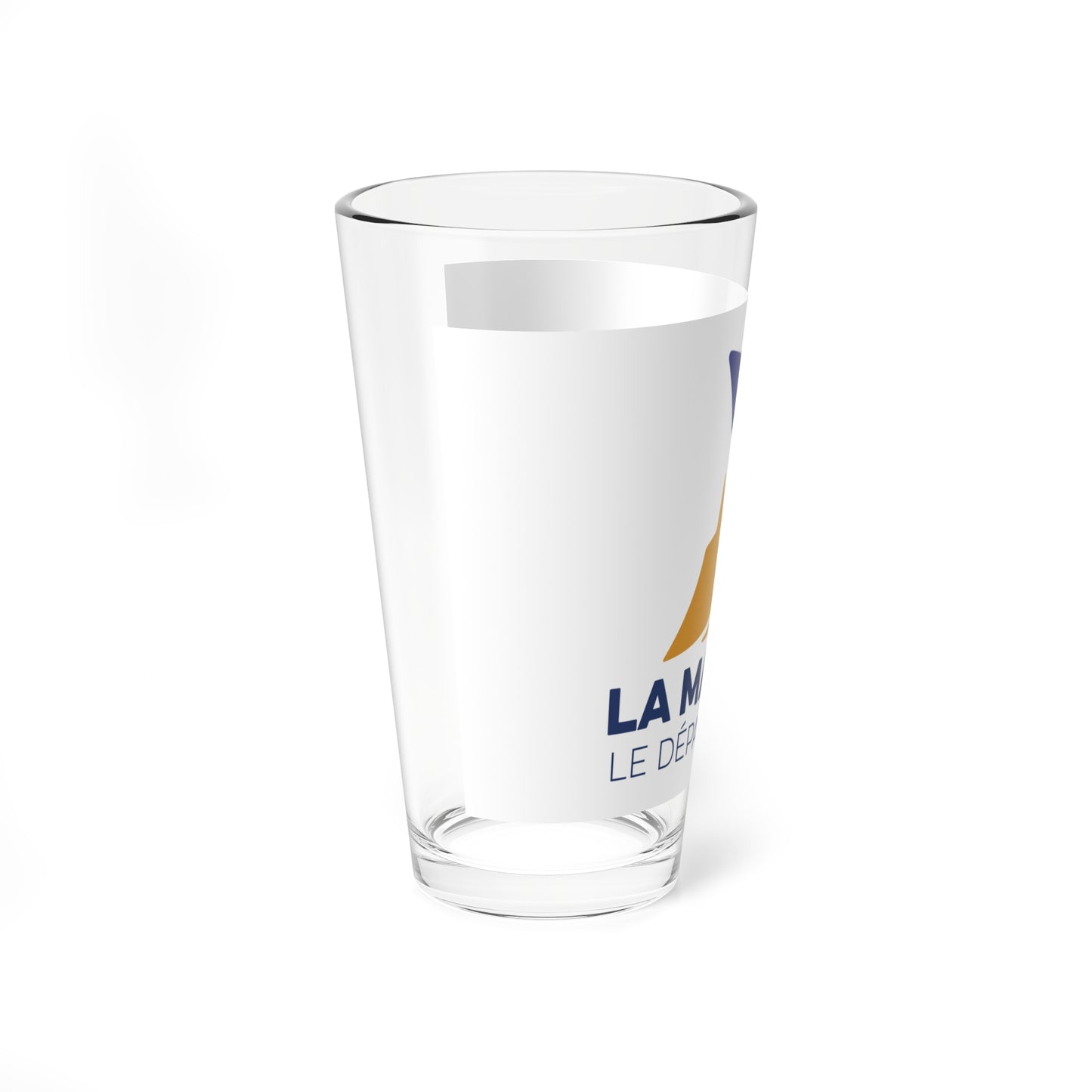 Flag of the Department of Manche (France) Pint Glass 16oz