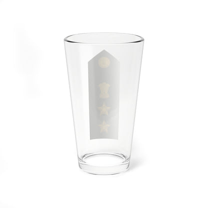Colonel of the Indian Army (India) (Military Rank) Pint Glass 16oz