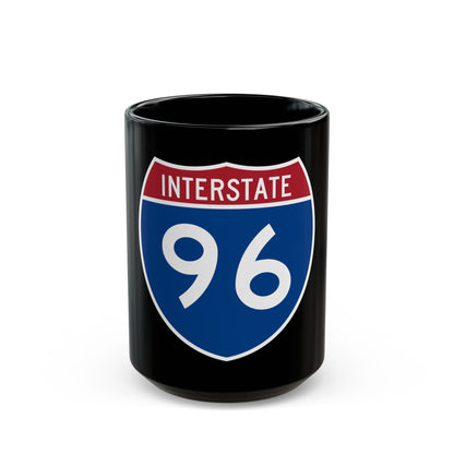 Interstate 96 (U.S. Highways) Black Coffee Mug