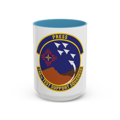 746th Test Support Squadron (U.S. Air Force) Accent Coffee Mug
