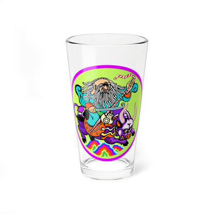 Emblem of Songino khairkhan district Ulaanbaatar (Mongolia) (Coat of Arms) Pint Glass 16oz