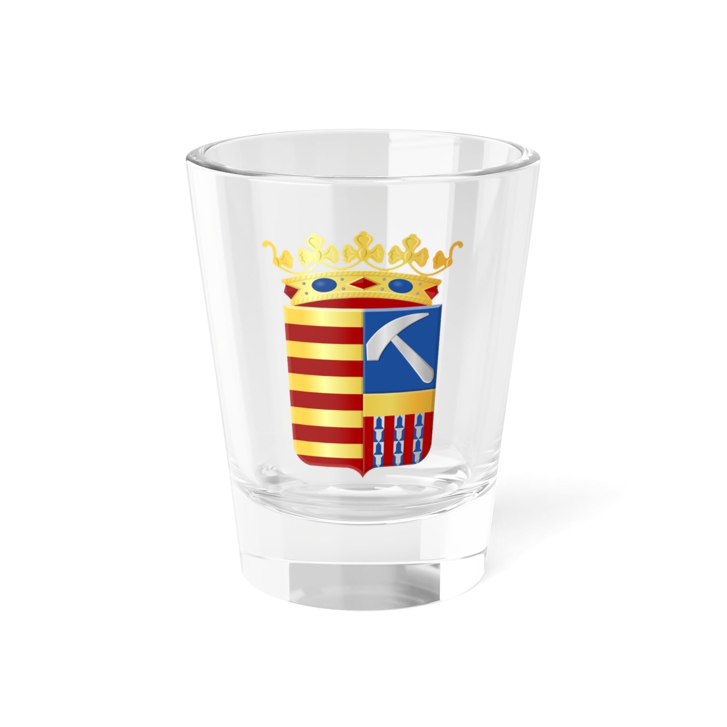 Kortessem wapen2 (Belgium) (Coat of Arms) Shot Glass 1.5oz