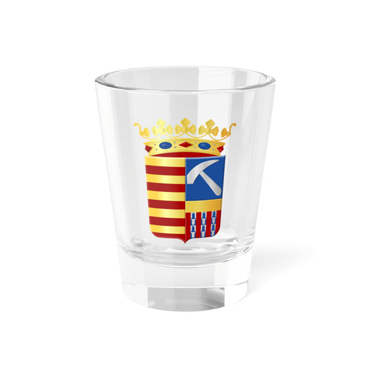 Kortessem wapen2 (Belgium) (Coat of Arms) Shot Glass 1.5oz