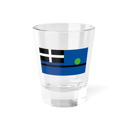 Flag of Smith Island Maryland (United States) Shot Glass 1.5oz