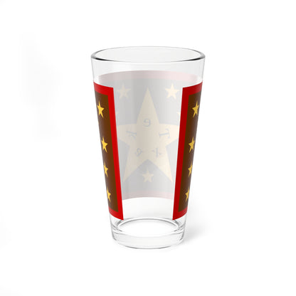 Old flag of Tekax Yucatán (Mexico) Pint Glass 16oz