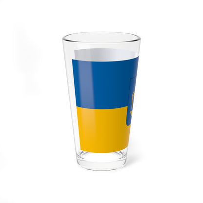 Flag of Koszegdoroszlo (Hungary) Pint Glass 16oz