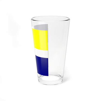 Old Flag Louisianna (United States) Pint Glass 16oz