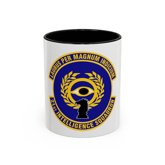 21st Intelligence Squadron (U.S. Air Force) Accent Coffee Mug
