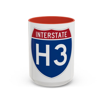 Interstate H3 (U.S. Highways) Accent Coffee Mug