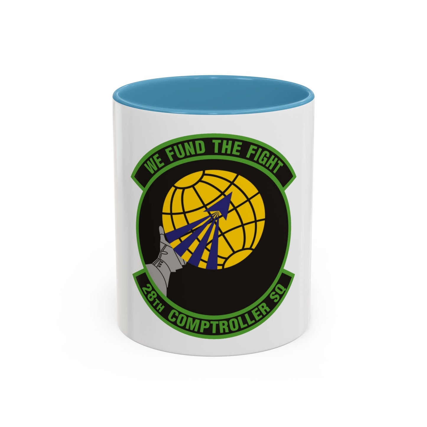 28th Comptroller Squadron (U.S. Air Force) Accent Coffee Mug