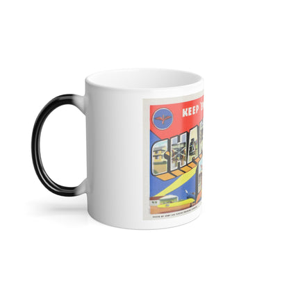 Keep em flying Chanute Field (Greeting Postcards) Color Changing Mug 11oz