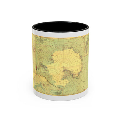 Antarctic Regions (1932) (Map) Accent Coffee Mug