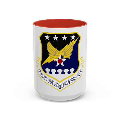 Air Force Agency for Modeling and Simulation (U.S. Air Force) Accent Coffee Mug