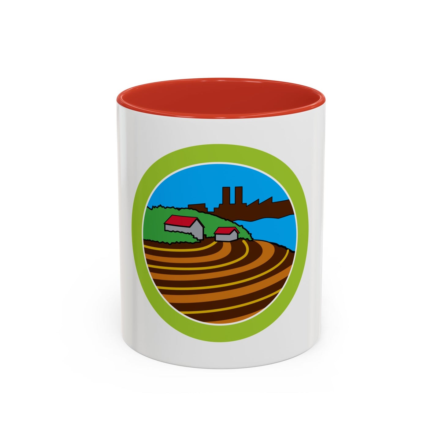 Soil Water Conservation (Boy Scout Merit Badge) Accent Coffee Mug