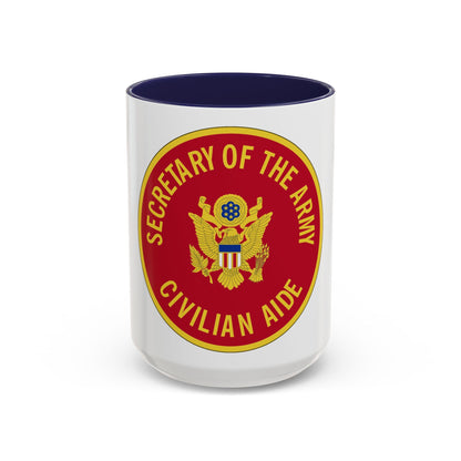 Civilian Aide to the Secretary of the (U.S. Army) Accent Coffee Mug