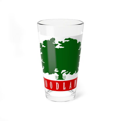 Flag of Woodland, California - Pint Glass 16oz