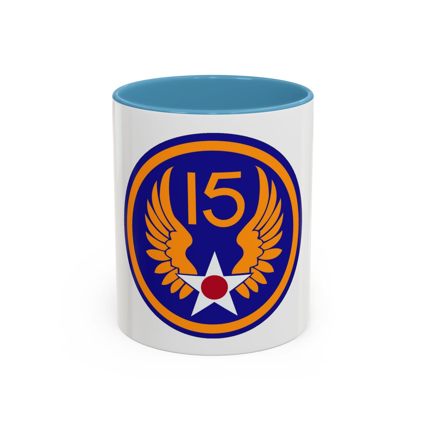 15 Air Force (U.S. Army) Accent Coffee Mug