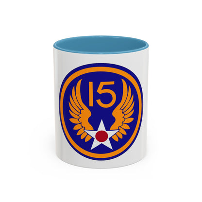 15 Air Force (U.S. Army) Accent Coffee Mug