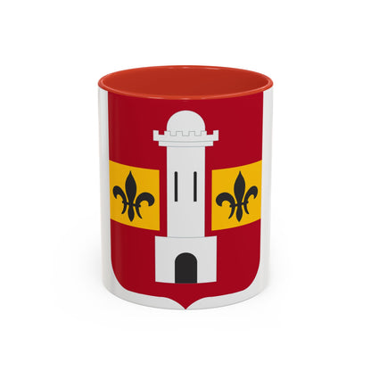 740th Antiaircraft Artillery Gun Battalion v2 (U.S. Army) Accent Coffee Mug