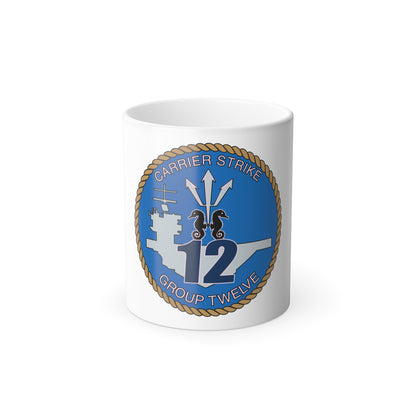 Carrier Strike Group 12 CSG 12 (U.S. Navy) Color Changing Mug 11oz