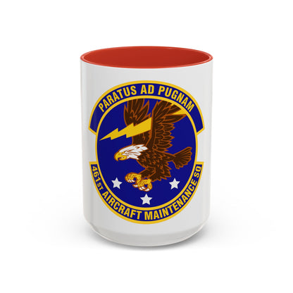 461st Aircraft Maintenance Squadron (U.S. Air Force) Accent Coffee Mug