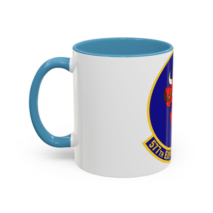 577th Expeditionary Prime Base Emergency Engineer Force Squadron (U.S. Air Force) Accent Coffee Mug