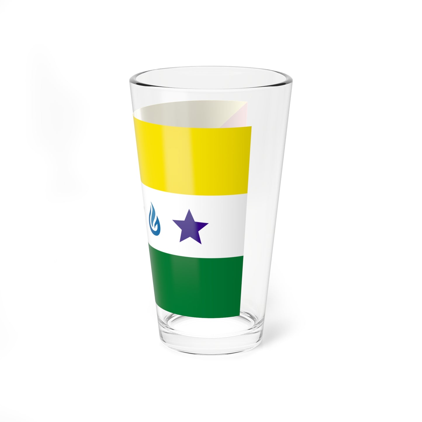Flag of Huacaya Bolivia (Bolivia) Pint Glass 16oz