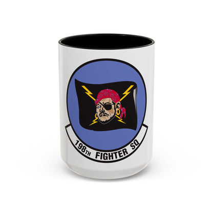 198 Fighter Squadron (U.S. Air Force) Accent Coffee Mug