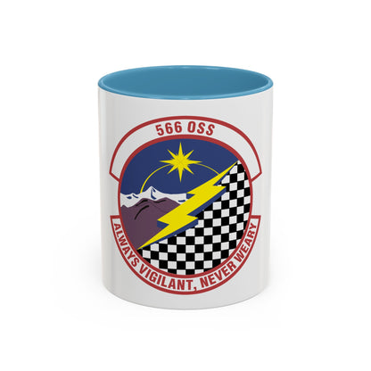 566th Operations Support Squadron (U.S. Air Force) Accent Coffee Mug