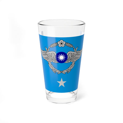 ROCAF Major Generals Flag (China) Pint Glass 16oz