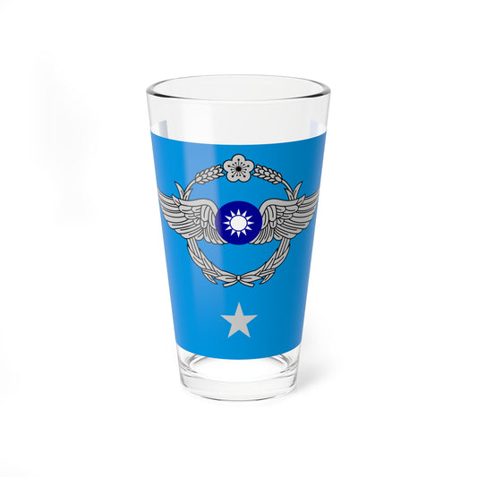 ROCAF Major Generals Flag (China) Pint Glass 16oz