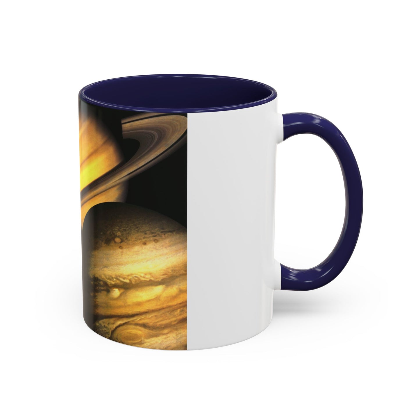 Space - The Solar System - Our Celestial Family (1990) (Map) Accent Coffee Mug