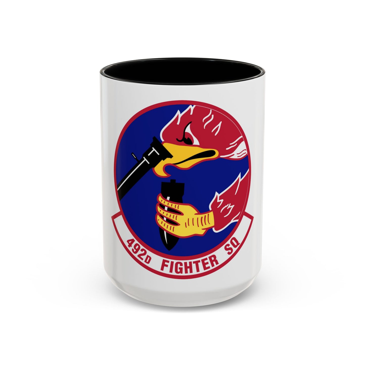 492d Fighter Squadron (U.S. Air Force) Accent Coffee Mug