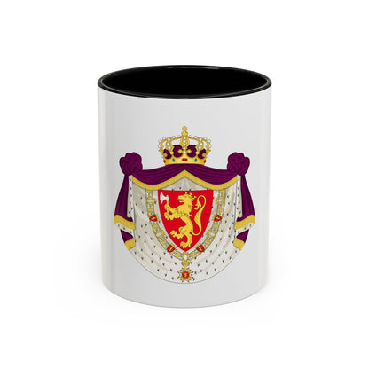 Greater royal coat of arms of Norway - Accent Coffee Mug