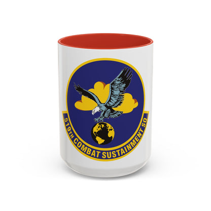 519th Combat Sustainment Squadron (U.S. Air Force) Accent Coffee Mug