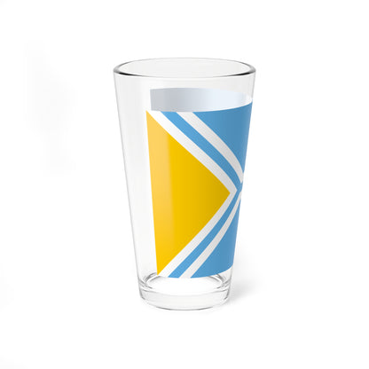 Flag of Tuva (Russia) Pint Glass 16oz