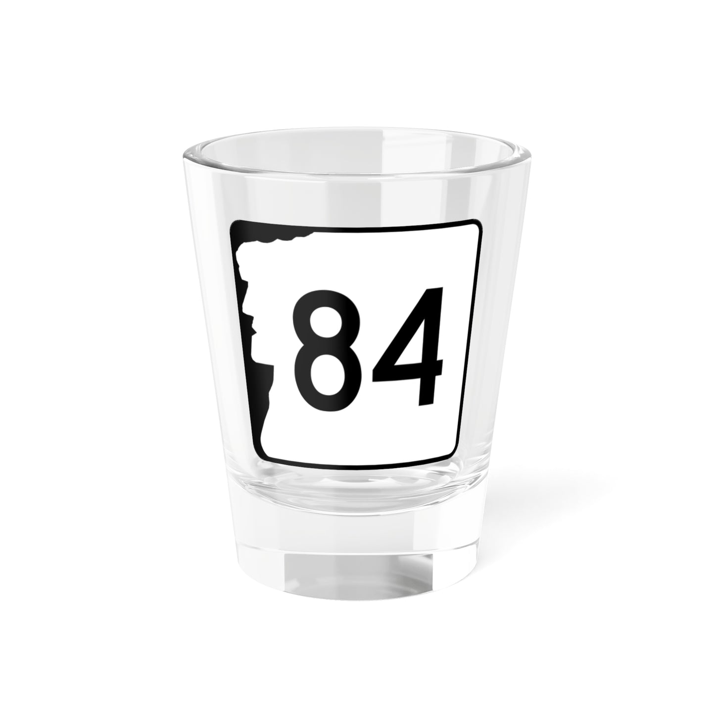 NH Route 84 (New Hampshire) (Road Sign) Shot Glass 1.5oz