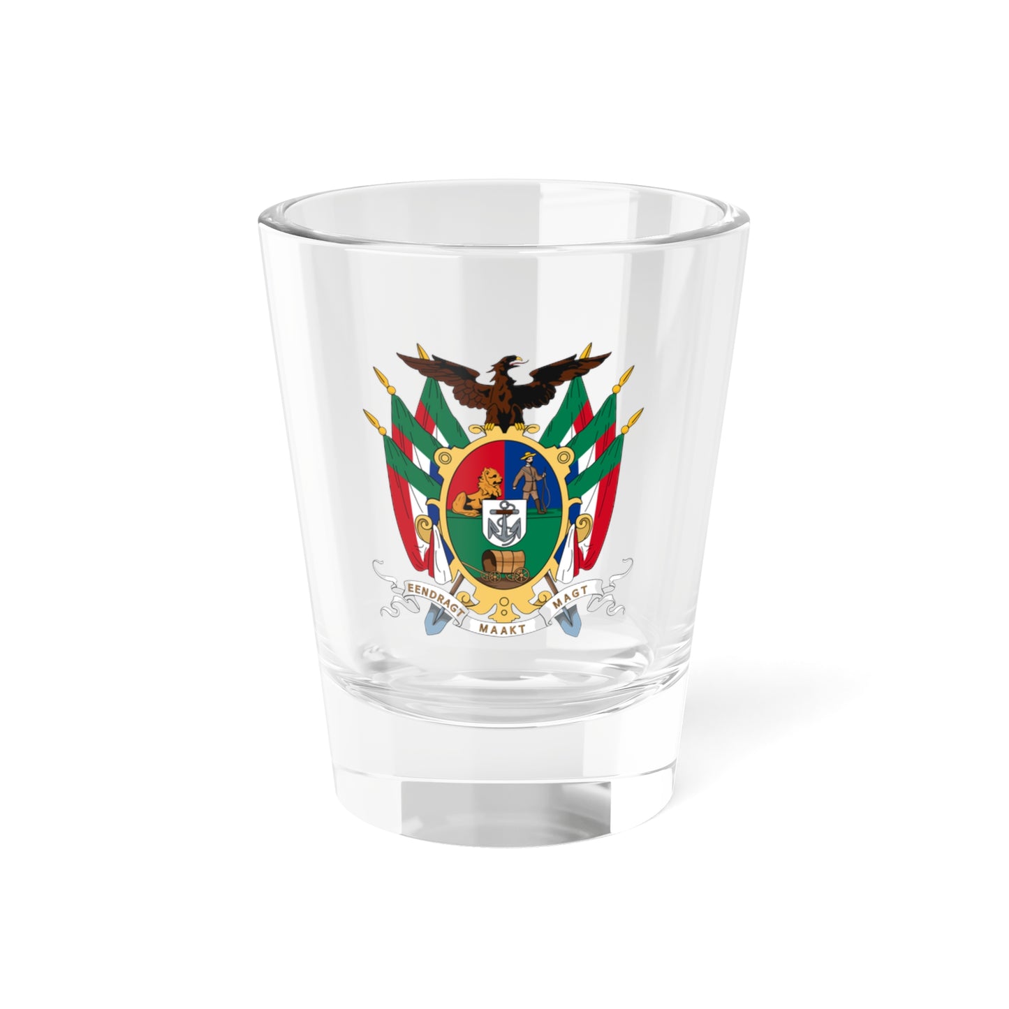 Coat of arms of the South African Republic - Shot Glass 1.5oz