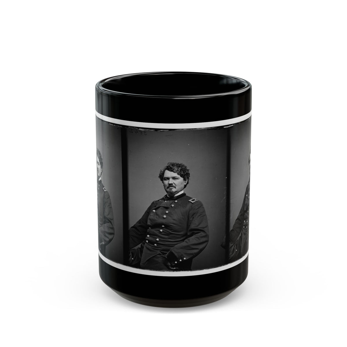 Portrait Of Brig. Gen. Samuel D. Sturgis, Officer Of The Federal Army (U.S. Civil War) Black Coffee Mug